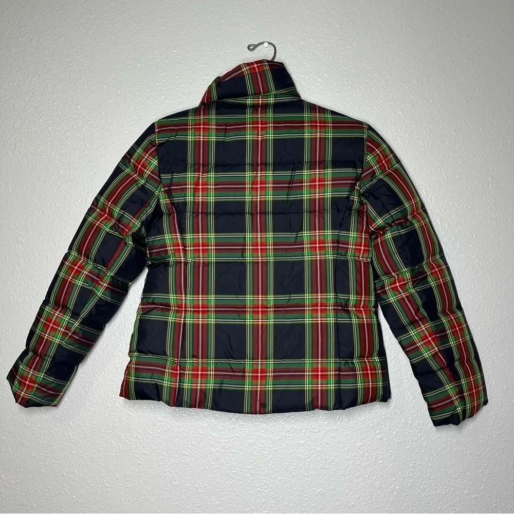 Talbots Plaid Ruffle Puff Jacket - image 4